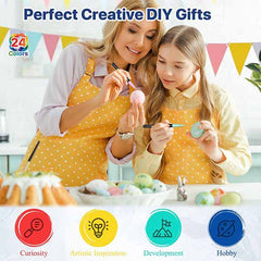 VIVACREATE™ - ZESTAW 24 FLAMASTRÓW AKRYLOWYCH