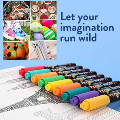 VIVACREATE™ - ZESTAW 24 FLAMASTRÓW AKRYLOWYCH