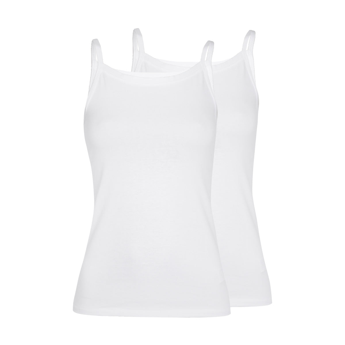 PURECOMFORT - DAMSKI BAWEŁNIANY TANK TOP, 2 SZTUKI