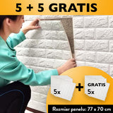 BRICKWALL® - SAMOPRZYLEPNA TAPETA 3D (77 cm x 70 cm)