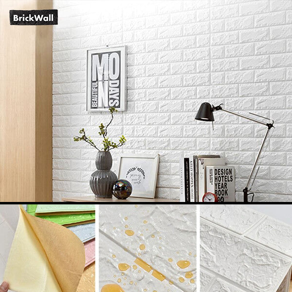 BRICKWALL® - SAMOPRZYLEPNA TAPETA 3D (77 cm x 70 cm)