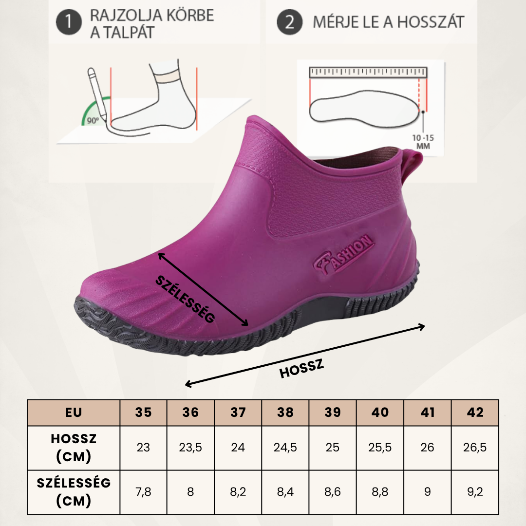 AQUABELLE™ - KERTI CIPŐK, VÍZÁLLÓ