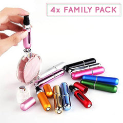 AROMIZER™ - 4 MINI BUTELKI Z SPRYSKIWACZEM W KOLORACH PERFUMÓW