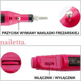 NAILETTA® - ELEKTRYCZNY PILNIK DO PAZNOKCI