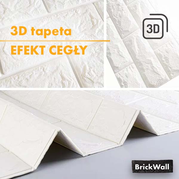 BRICKWALL® - SAMOPRZYLEPNA TAPETA 3D (77 cm x 70 cm)