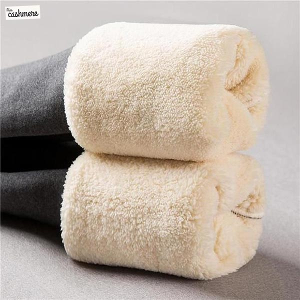 MISSCASHMERE® - ZIMOWE TERMICZNE LEGGINSY