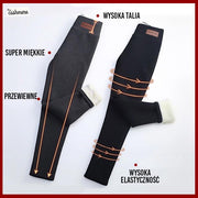 MISSCASHMERE® - ZIMOWE TERMICZNE LEGGINSY